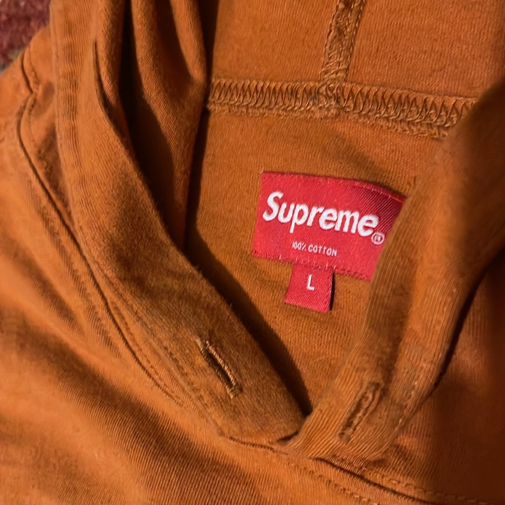 Rare SUPREME hooded longsleeve T-shirt